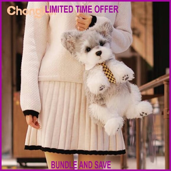 Handmade Realistic Dog Plush Backpack, 10L Capacity, Adjustable Straps main image 5